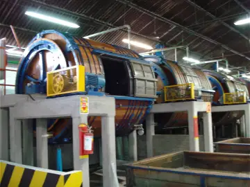 TUMBLER DRUM WITHOUT INTERNAL SCREWS