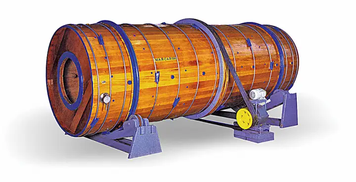 PRE-SOAKING TUMBLER DRUM FOR SALT AND WET BLUE LEATHER